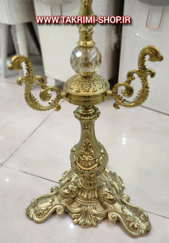 میز خاطره کنار سالنی میز تلفن فرشته ملائکه ( نقره ای و طلایی )