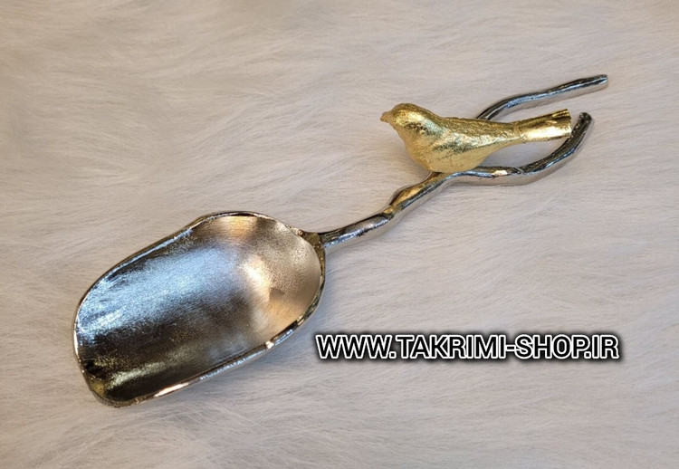 قاشق آجیل گنجشک ( آلومینیوم خالص ) طلایی و نقره ای