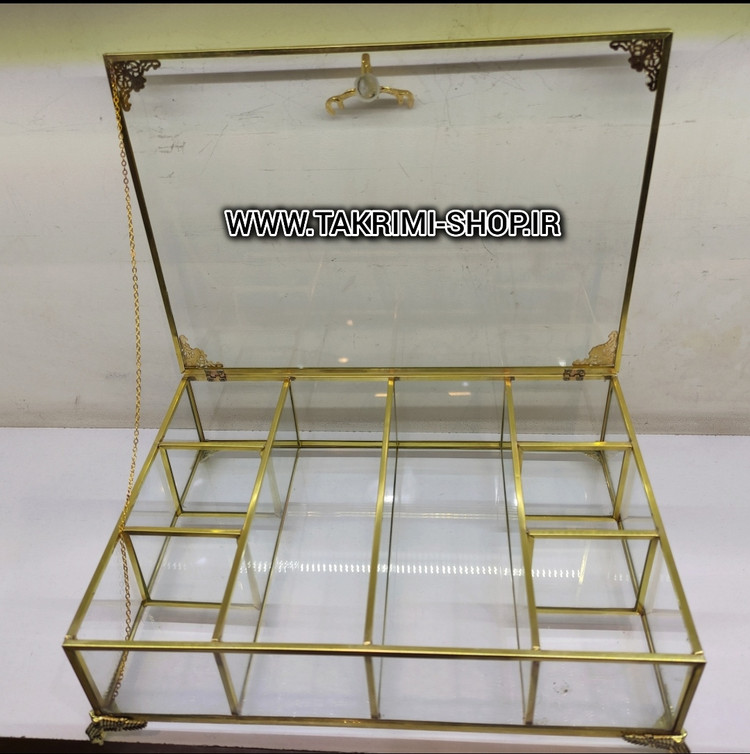 تی بگ تیبگ تی باکس سایز بزرگ اصلی جنس برنج خالص ( طلایی و نقره ای )