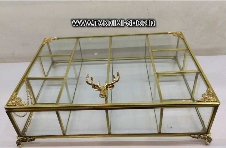 تی بگ تیبگ تی باکس سایز بزرگ اصلی جنس برنج خالص ( طلایی و نقره ای )