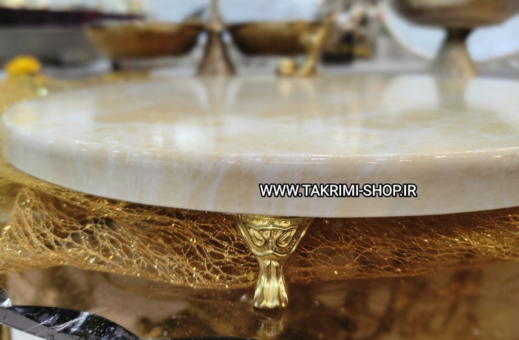 ظرف سرو شیرینی خوری میوه خوری گوزن دار ( فقط سایز کوچک موجود ، 2 رنگ )