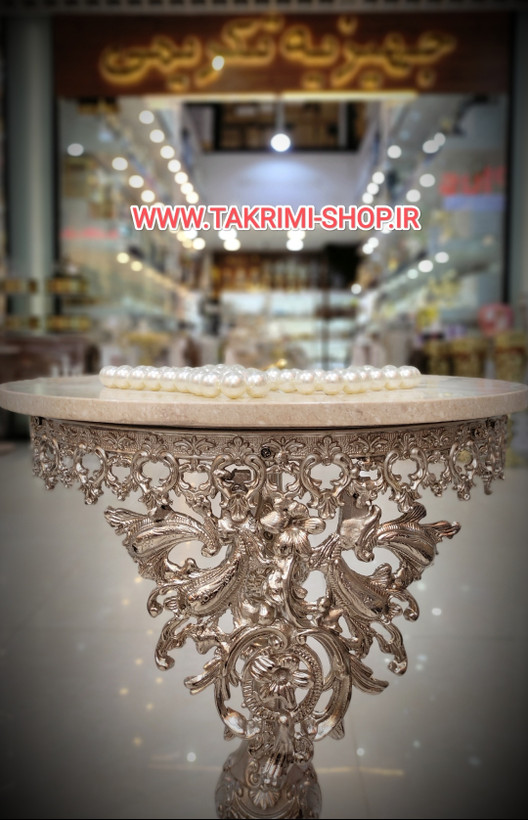 استند میز کنار سالنی خاطره کنارسالنی سنگی 1 یک طبقه ( تکریمی شاپ )