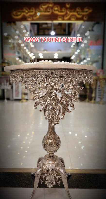 استند میز کنار سالنی خاطره کنارسالنی سنگی 1 یک طبقه ( تکریمی شاپ )