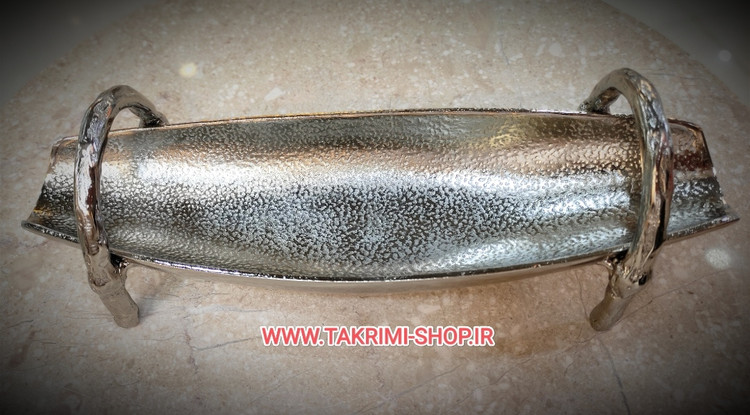 جا قاشقی جا کاردی جاقاشقی جاکاردی تخت خوابیده قایقی گلبرگ آلومینیومی طلایی و نقره ای ( تکریمی شاپ )