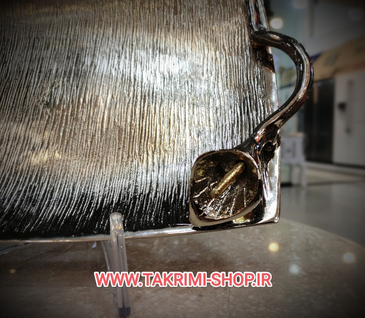 سینی گل شیپوری لیلیوم آلومینیومی ( تولیدی تکریمی شاپ )