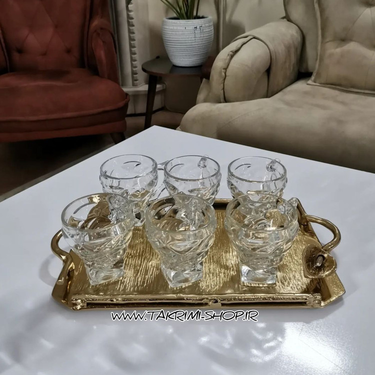 سینی گل لیلیوم شیپوری آلومینیوم خالص ضد آب بزرگ نقره ای و طلایی ( تکریمی شاپ )