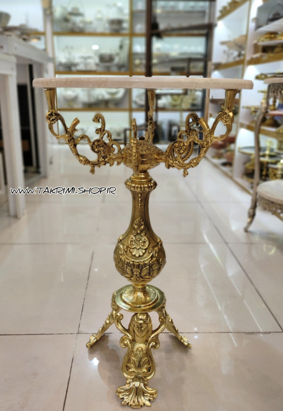 میز کنار سالنی خاطره میز کنارسالنی میزکنار سالنی میزکنارسالنی خاطره مناسب سماور تلفن طلایی طرح برنجی