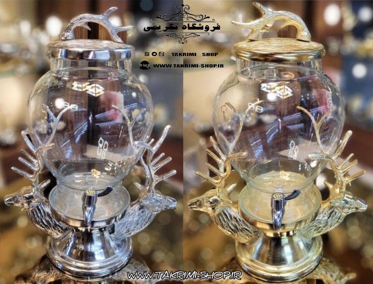 کلمن کلمند کولمن 2 گوزن آلومینیوم خالص ( 2رنگ نقره ای و طلایی )