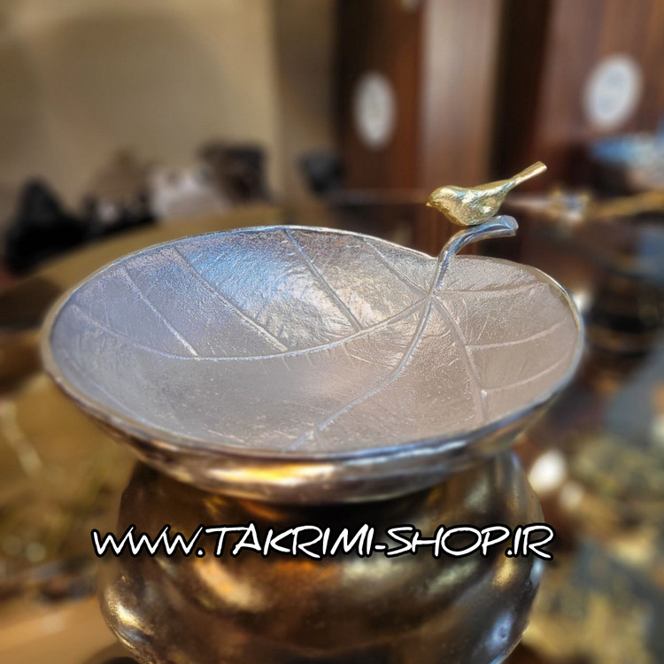 ظرف کاسه آجیل خوری یا میوه خوری سیب و گنجشک ( 2 سایز ) بدون پایه ( تکریمی شاپ )