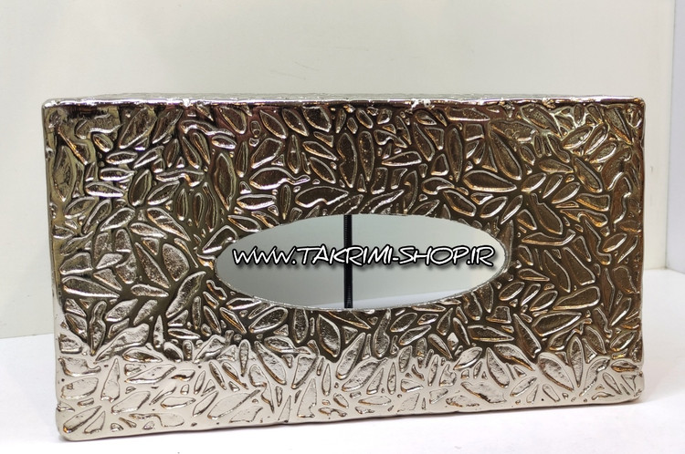 سطل ستل و جا دستمالی جادستمالی آلومینیومی نقره ای آلیاژی خاص ( تولیدی تکریمی شاپ )