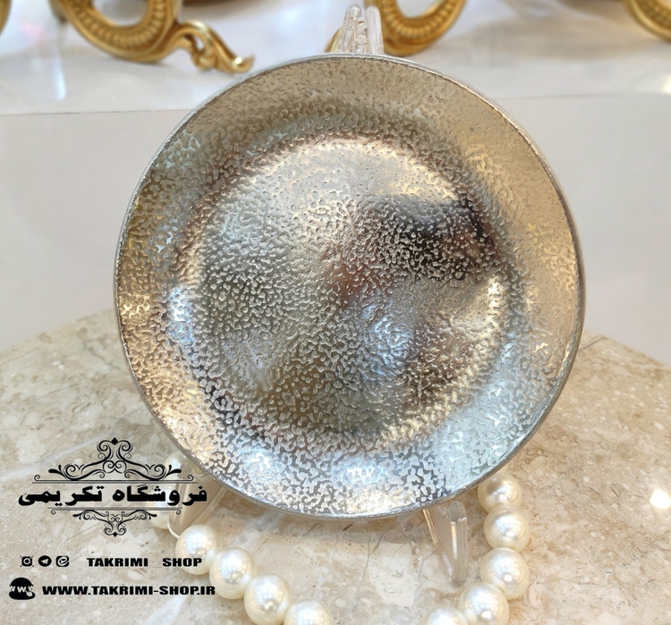 پیش دستی پیشدستی تک چکشی گلبرگ نقره ای کروم آلومینیوم خالص ( تکریمی شاپ )