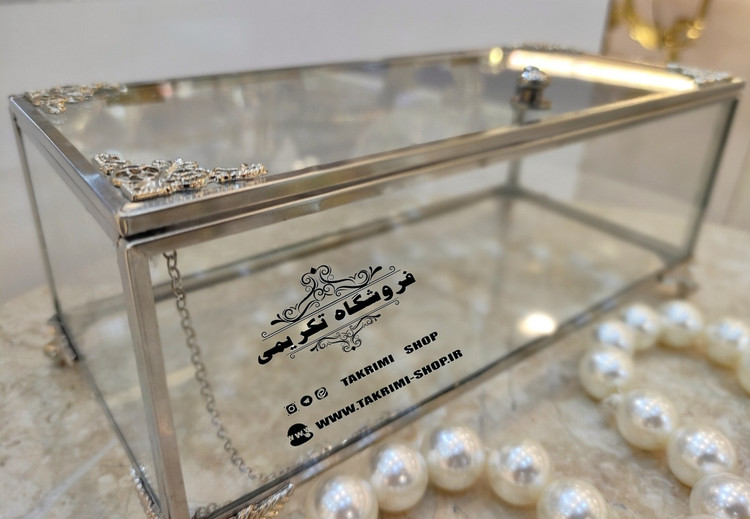 جا کاردی جاکاردی جا قاشقی جاقاشقی اصلی جنس شیشه و برنجی خالص ( تولیدی تکریمی شاپ )