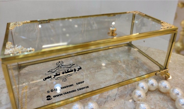جا کاردی جاکاردی جا قاشقی جاقاشقی اصلی جنس شیشه و برنجی خالص ( تولیدی تکریمی شاپ )