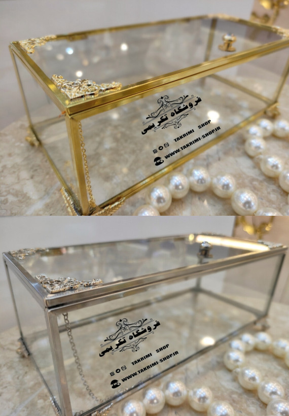جا کاردی جاکاردی جا قاشقی جاقاشقی اصلی جنس شیشه و برنجی خالص ( تولیدی تکریمی شاپ )