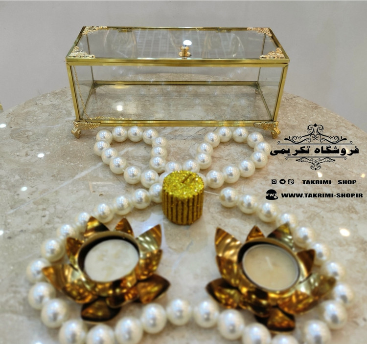 جا کاردی جاکاردی جا قاشقی جاقاشقی اصلی جنس شیشه و برنجی خالص ( تولیدی تکریمی شاپ )