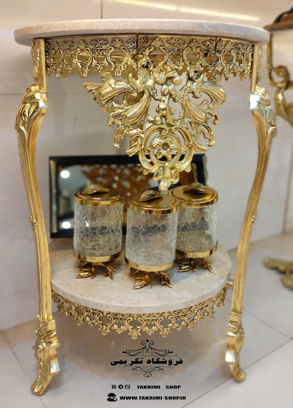 استند میز خاطره میزخاطره 2 دو طبقه 2طبقه سنگی 3 پایه ( تولیدی تکریمی شاپ )