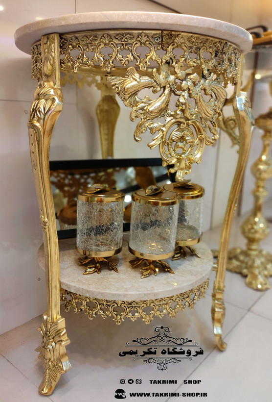 استند میز خاطره میزخاطره 2 دو طبقه 2طبقه سنگی 3 پایه ( تولیدی تکریمی شاپ )