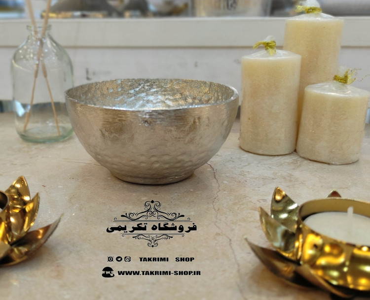 6 عدد پیاله یعنی ( یک دست ) طرح چکشی آلومینیومی آلیاژی خالص ( تولیدی تکریمی شاپ )