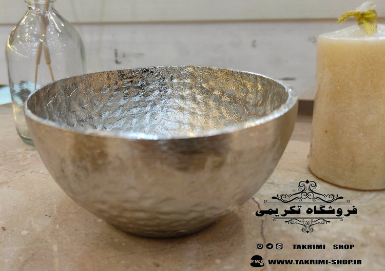 6 عدد پیاله یعنی ( یک دست ) طرح چکشی آلومینیومی آلیاژی خالص ( تولیدی تکریمی شاپ )