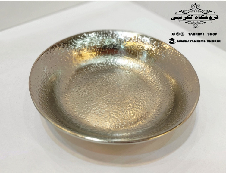 ظرف پیاله تک آجیل خوری تک نفره کوچک گلبرگ آلومینیومی آلیاژی خالص ( تولیدی تکریمی شاپ )