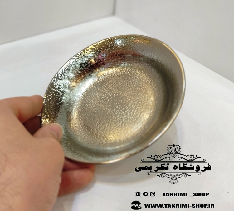 6 عدد پیاله ( یک دست ) پیاله تک ، آجیل خوری تک نفره گلبرگ آلومینیوم خالص ( تکریمی شاپ )