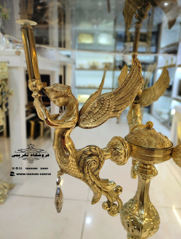 میز کنارسالنی خاطره میزخاطره میزکنارسالنی 3 سه فرشته ملائکه طلایی آلومینیومی آلیاژی خالص رویه شیشه ( تولیدی تکریمی )