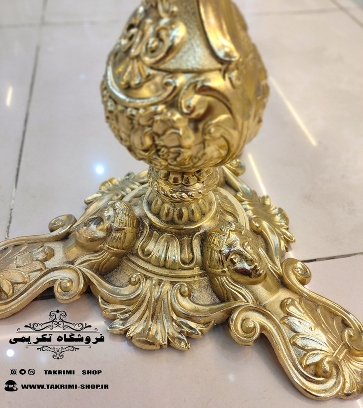 میز کنارسالنی خاطره میزخاطره میزکنارسالنی 3 سه فرشته ملائکه طلایی آلومینیومی آلیاژی خالص رویه شیشه ( تولیدی تکریمی )