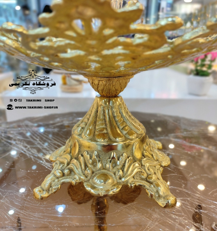 استند شیرینی خوری سه 3 طبقه 3طبقه سلطنتی آلیاژی آلومینیومی خالص ( تولیدی تکریمی شاپ )