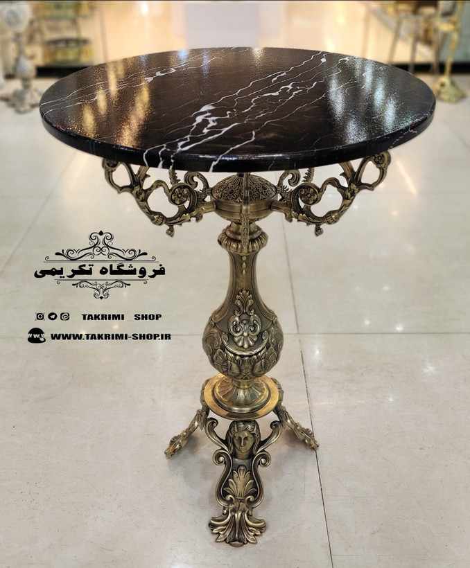 میز کنار سالنی خاطره میز کنارسالنی میزکنار سالنی میزکنارسالنی خاطره مناسب سماور تلفن آبکاری آنتیک طرح برنجی