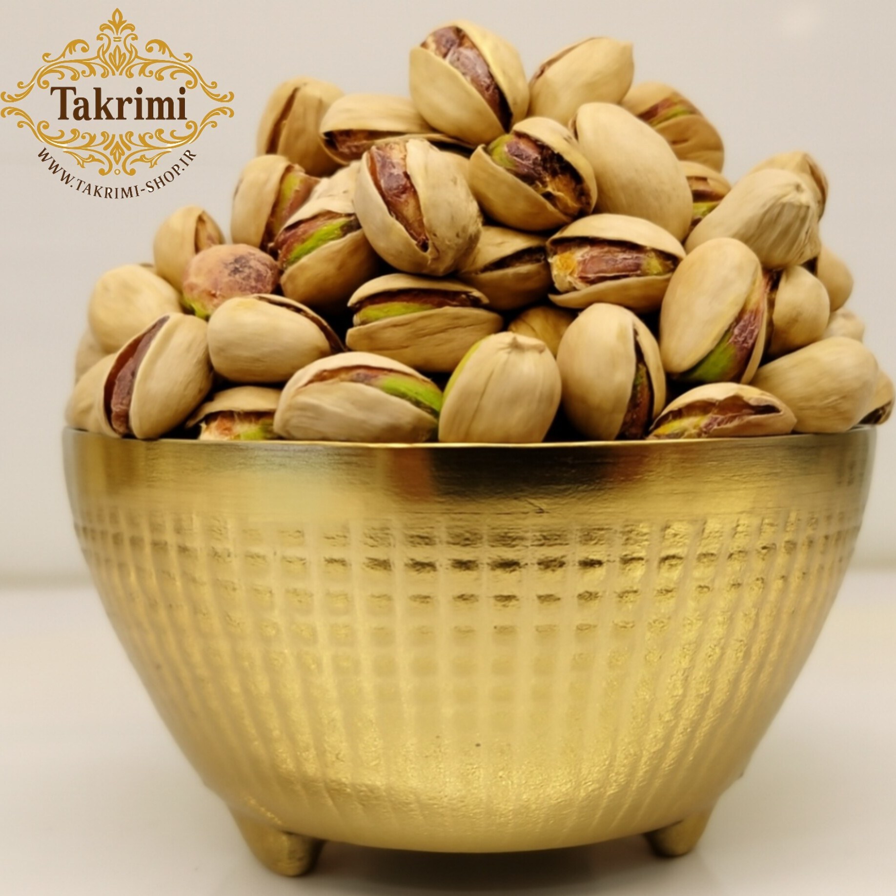پیاله تک چکشی شطرنجی طلایی فورتیک آلومینیوم خالص ( تکریمی شاپ )