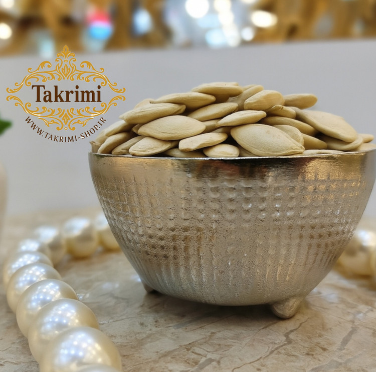 پیاله تک چکشی شطرنجی نقره ای آلومینیوم خالص ( تکریمی شاپ )
