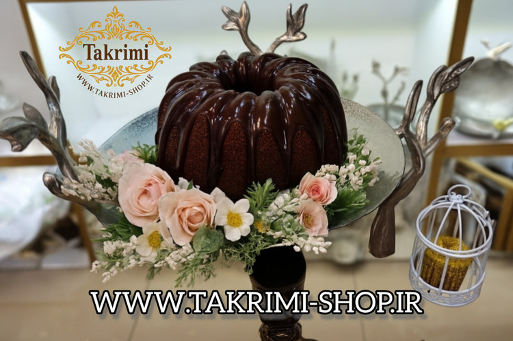 ظرف کاپ کیک یا شیرینی خوری 3 سه پایه گرد گلبرگ آلومینیوم خالص ( طلایی و نقره ای ) ( تکریمی شاپ )