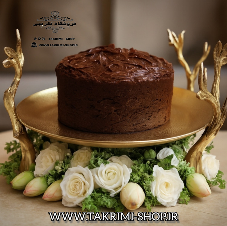 ظرف کاپ کیک یا شیرینی خوری 3 سه پایه گرد گلبرگ آلومینیوم خالص ( طلایی و نقره ای ) ( تکریمی شاپ )