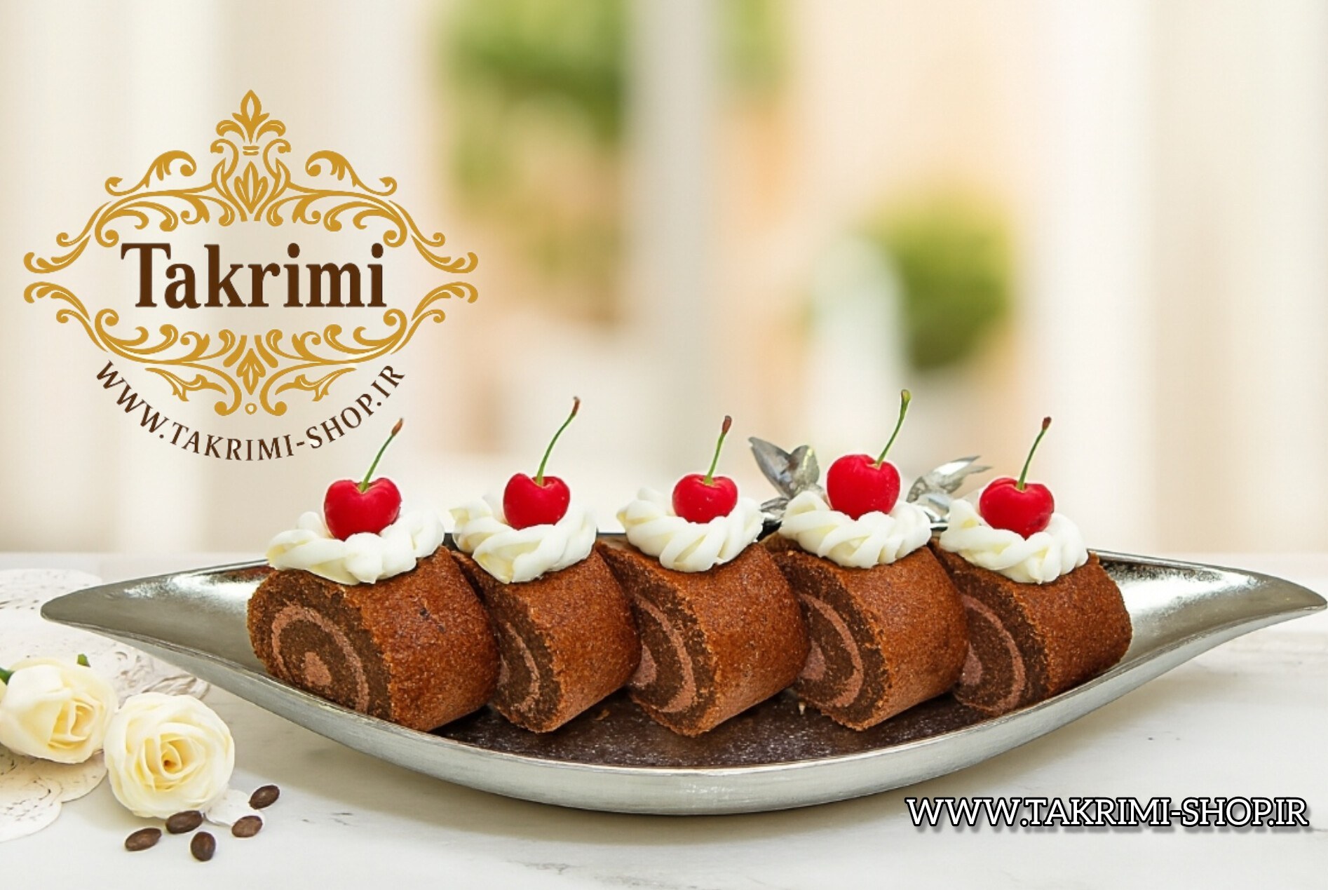 رولت خوری یا شکلات خوری یا جا کاردی جا قاشقی قایقی آلومینیومی گلبرگ نقره ای ( تولیدی تکریمی شاپ )