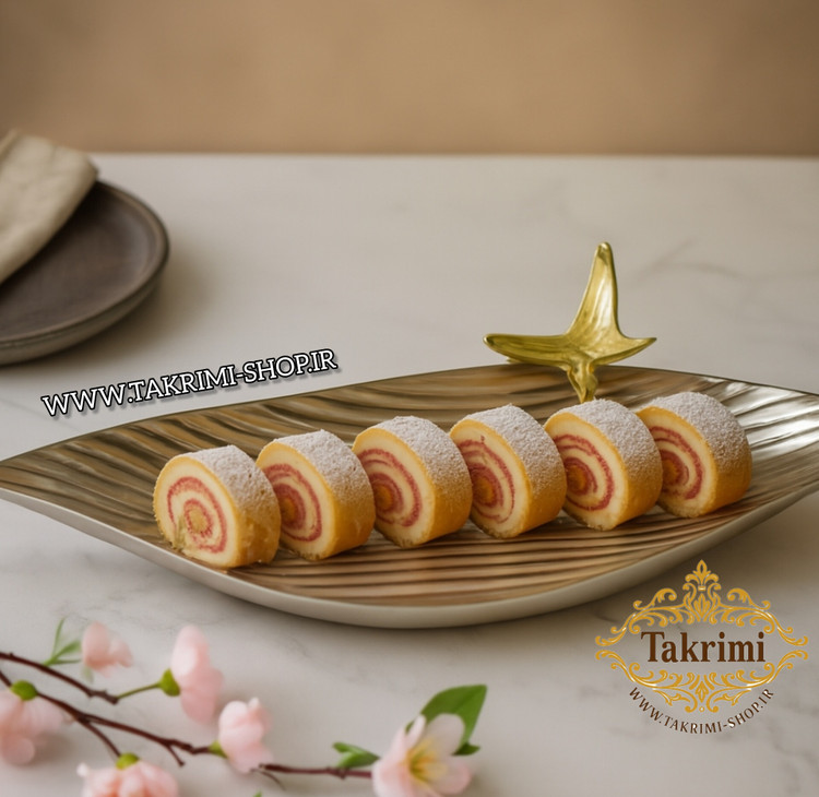 کشکول رولت خوری بیسکویت خوری خرما خوری قایقی اطلس ( جا قاشقی جا کاردی ) آلومینیومی