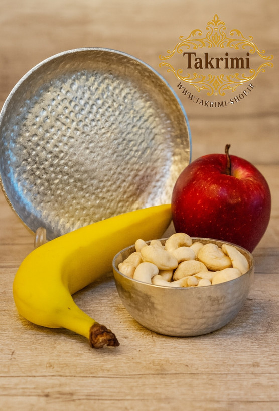 6 عدد پیاله + 6 عدد پیش دستی ( با هم ) طرح چکشی آلومینیومی آلیاژی خالص ( تولیدی تکریمی شاپ )