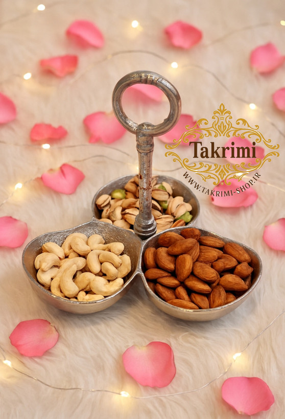 اردو خوری 3 پیاله طرح چکشی جنس آلومینیوم خالص