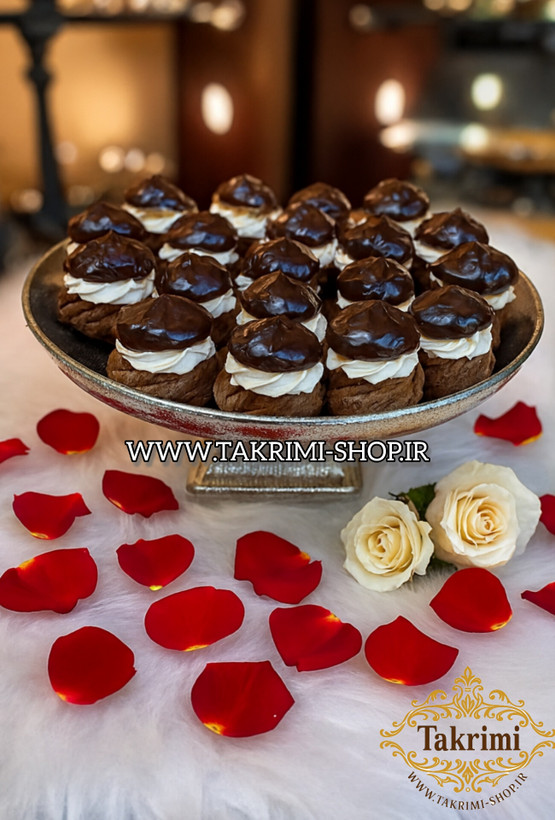 ظرف کاسه شیرینی خوری گرد چکشی ( تولیدی تکریمی شاپ )