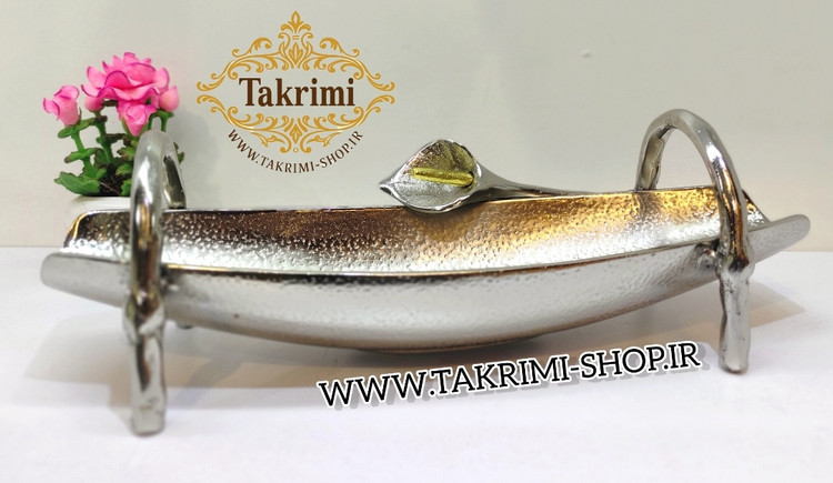جاکاردی جا کاردی جاقاشقی جا قاشقی گل لیلیوم شیپوری گلایل آلومینیومی آلیاژی خالص نقره ای
