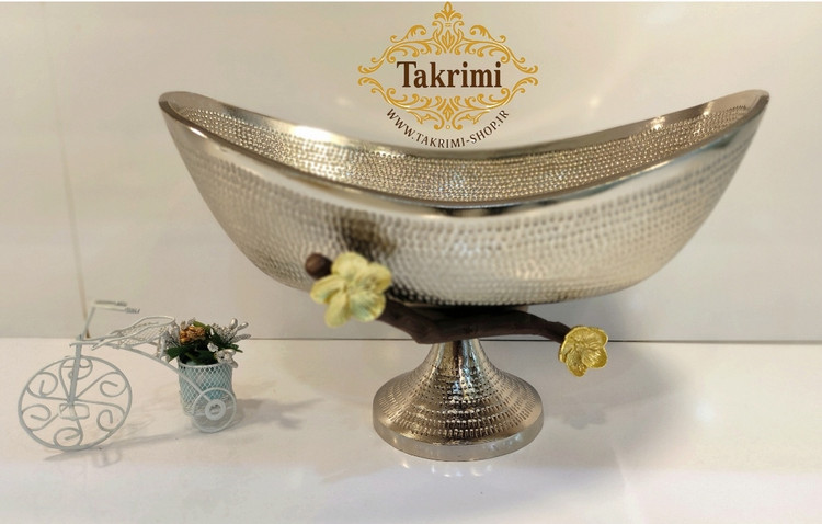 ست سرویس پذیرایی 5 تکه پارچه گل فلورا آلومینیومی آلیاژی خالص ( تولیدی تکریمی شاپ )