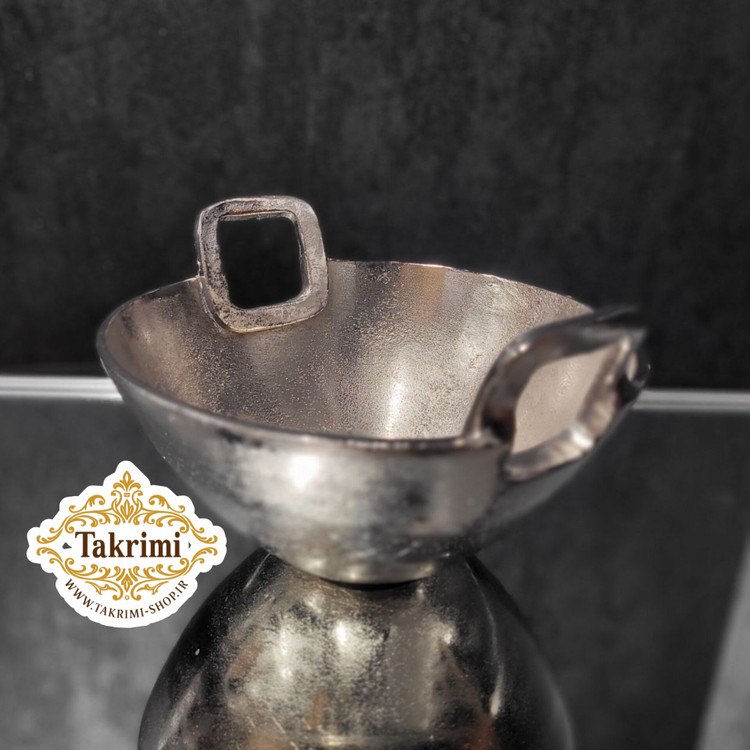 میوه خوری آجیل خوری شکلات خوری ساده دسته مربع آوین ( هم بصورت 3 تایی و هم بصورت فله ارائه میگردد ) ( تکریمی شاپ )