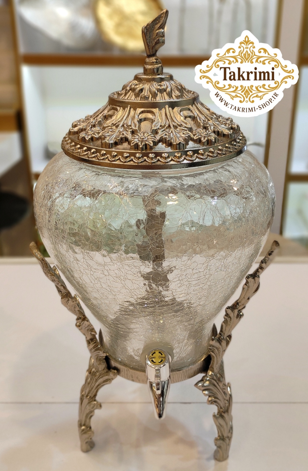 کلمن کولمن کلمند کولمند 3 پایه برگ نقره ای آلومینیومی خالص ( تولیدی تکریمی شاپ )
