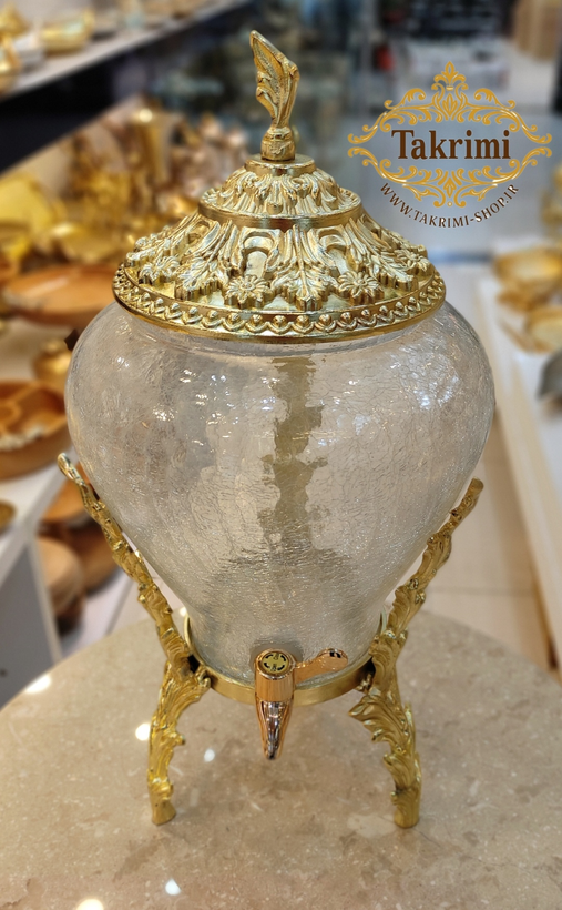 کلمن کولمن کلمند کولمند 3 پایه برگ طلایی آلومینیومی خالص ( تولیدی تکریمی شاپ )