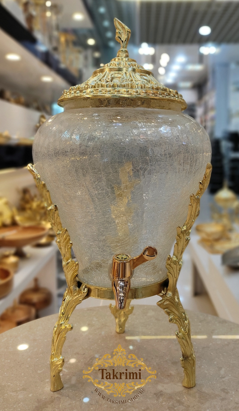 کلمن کولمن کلمند کولمند 3 پایه برگ طلایی آلومینیومی خالص ( تولیدی تکریمی شاپ )
