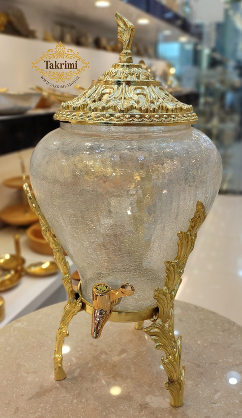 کلمن کولمن کلمند کولمند 3 پایه برگ طلایی آلومینیومی خالص ( تولیدی تکریمی شاپ )